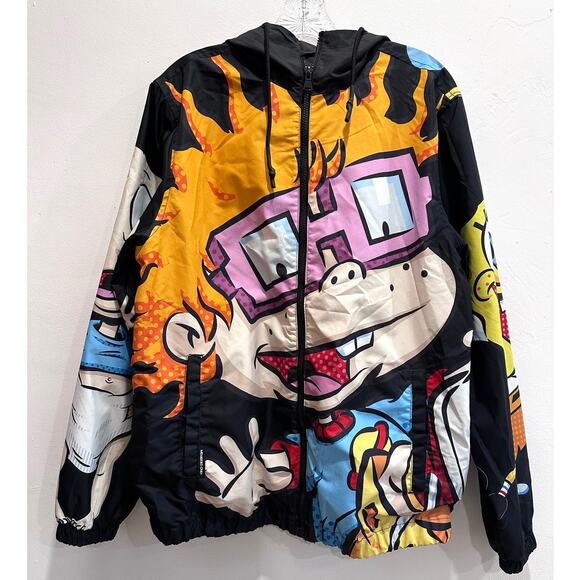 Members Only X Nickelodeon Wind Breaker Men's Size Medium oversized Rare! - Picture 4 of 16